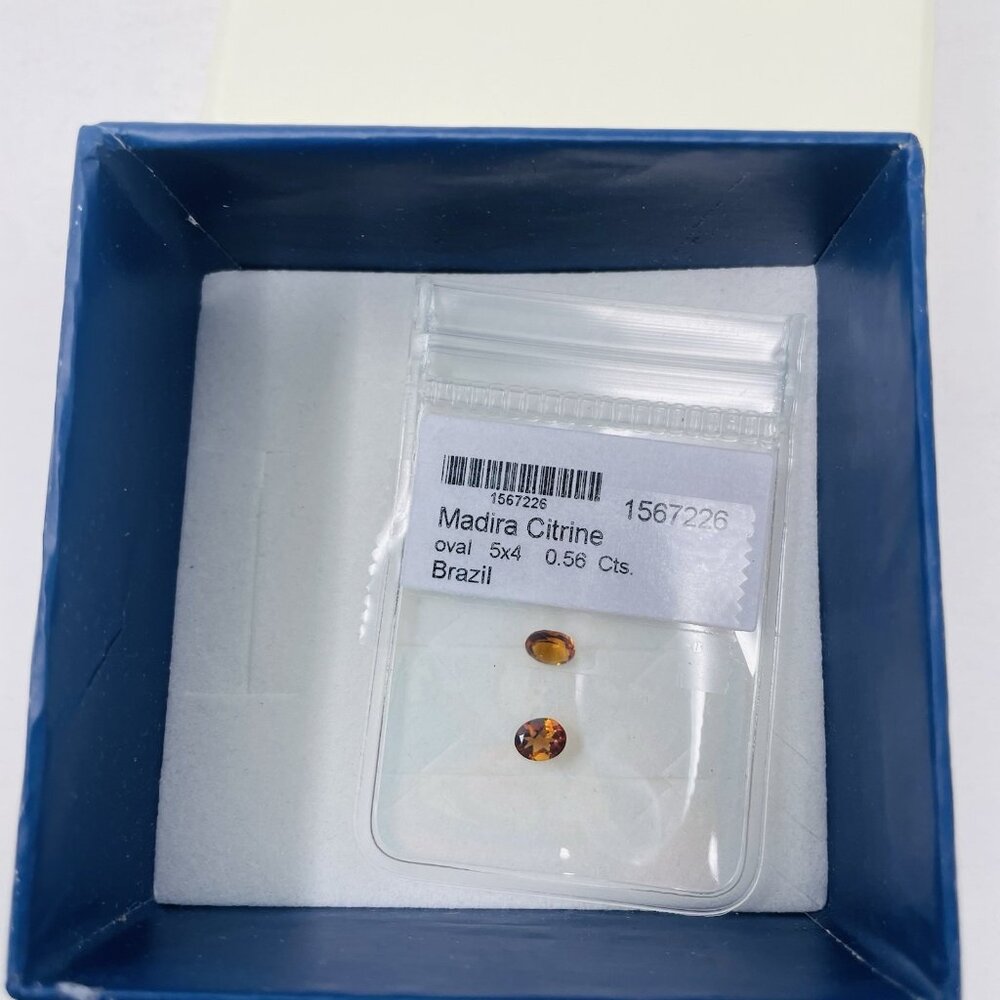 Shop LC Santa Ana Madeira Citrine Oval Loose Gemstones for Jewelry Making 5207